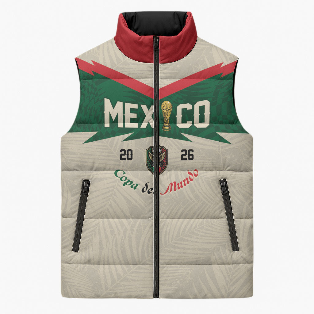 Custom Mexico World Football Sleeveless Puffer Jacket El Tri 2026 Copa del Mundo