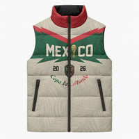 Custom Mexico World Football Sleeveless Puffer Jacket El Tri 2026 Copa del Mundo