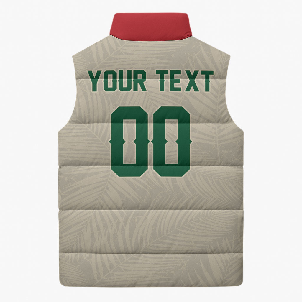 Custom Mexico World Football Sleeveless Puffer Jacket El Tri 2026 Copa del Mundo