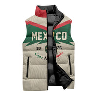 Custom Mexico World Football Sleeveless Puffer Jacket El Tri 2026 Copa del Mundo