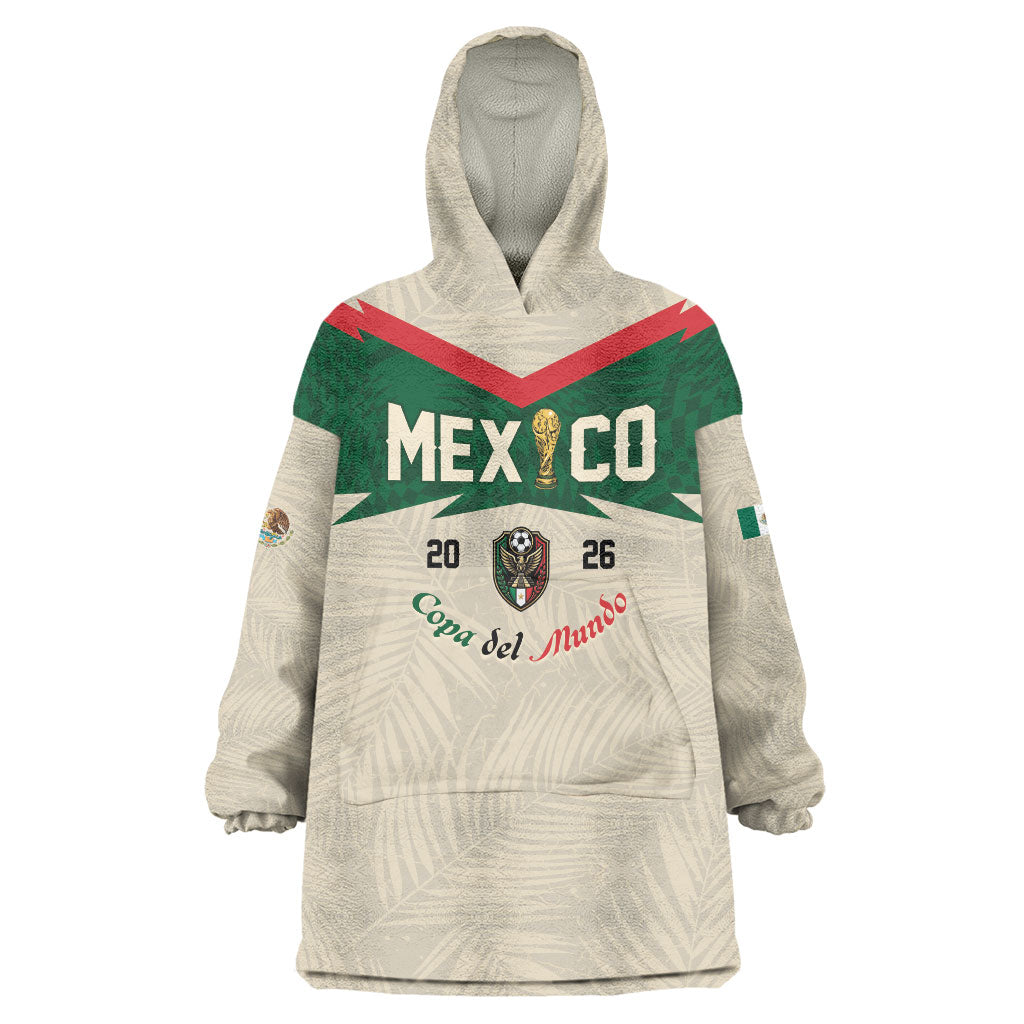 Custom Mexico World Football Wearable Blanket Hoodie El Tri 2026 Copa del Mundo