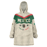 Custom Mexico World Football Wearable Blanket Hoodie El Tri 2026 Copa del Mundo