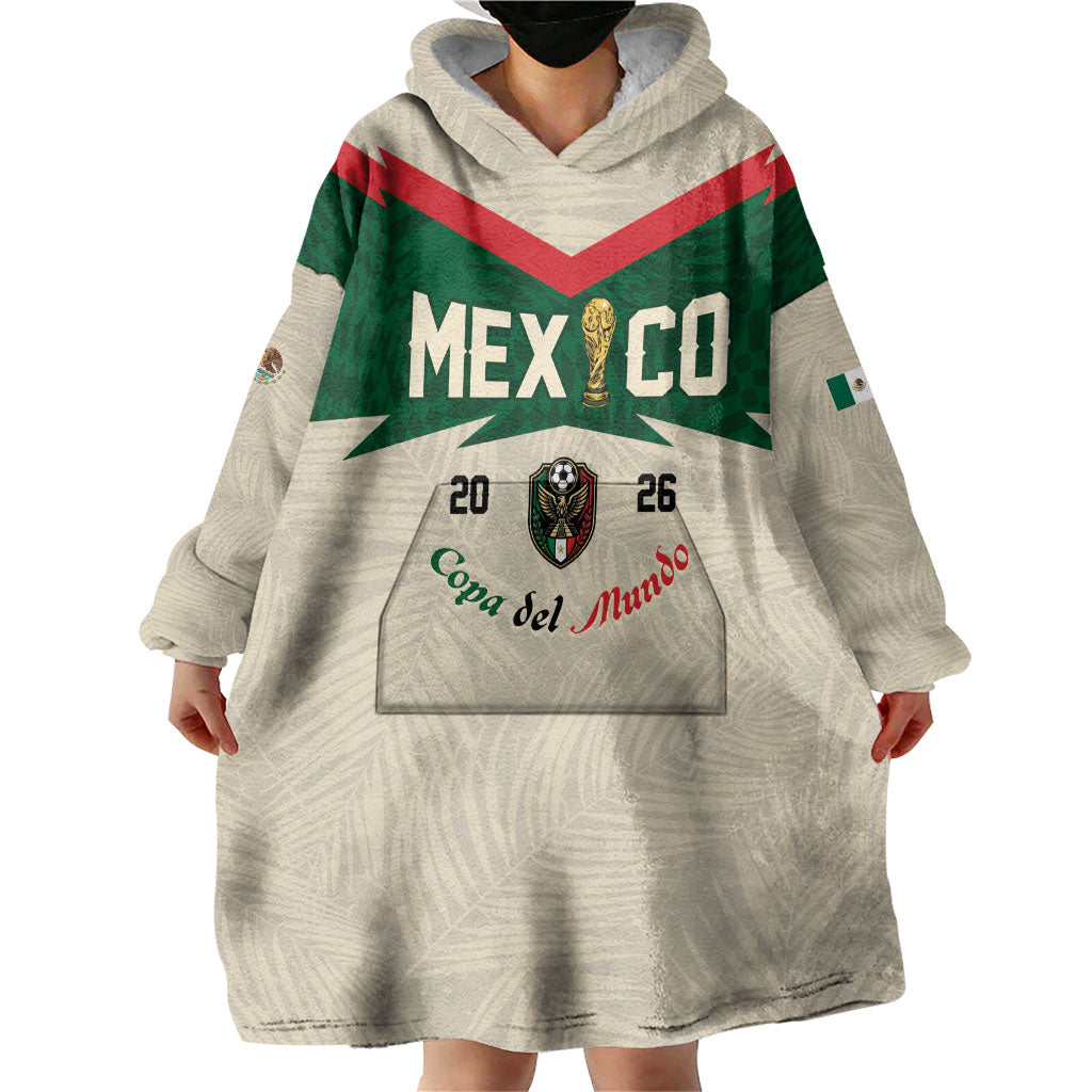 Custom Mexico World Football Wearable Blanket Hoodie El Tri 2026 Copa del Mundo
