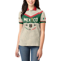 Custom Mexico World Football Women Polo Shirt El Tri 2026 Copa del Mundo