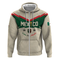 Custom Mexico World Football Zip Hoodie El Tri 2026 Copa del Mundo