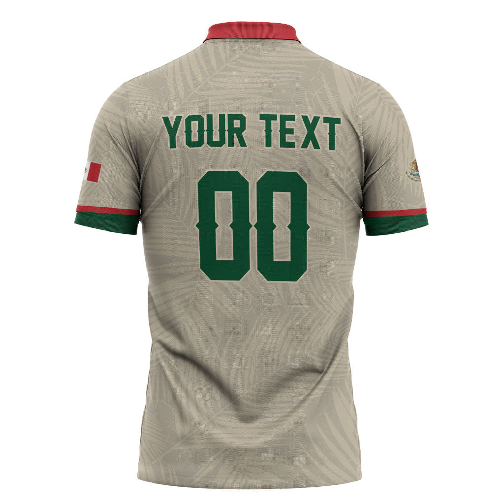 Custom Mexico World Football Zipper Polo Shirt El Tri 2026 Copa del Mundo