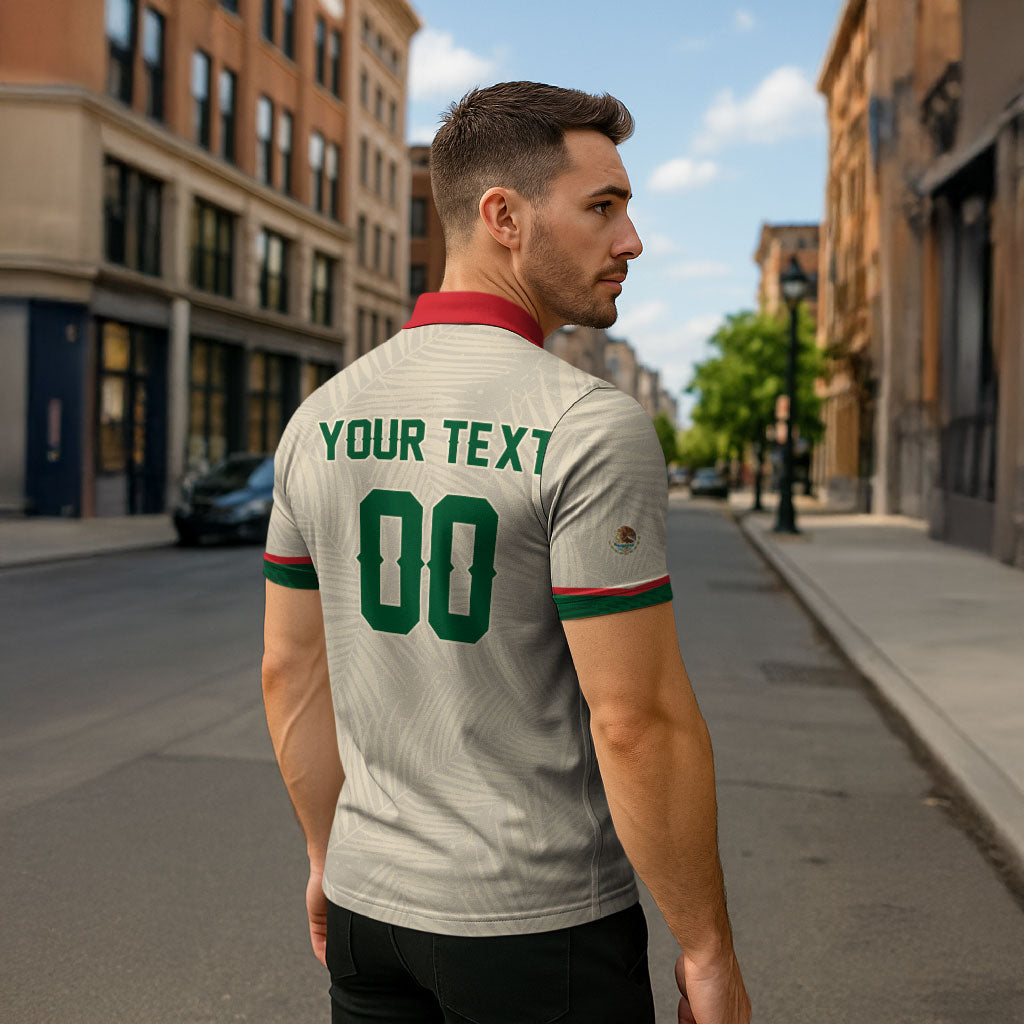 Custom Mexico World Football Zipper Polo Shirt El Tri 2026 Copa del Mundo