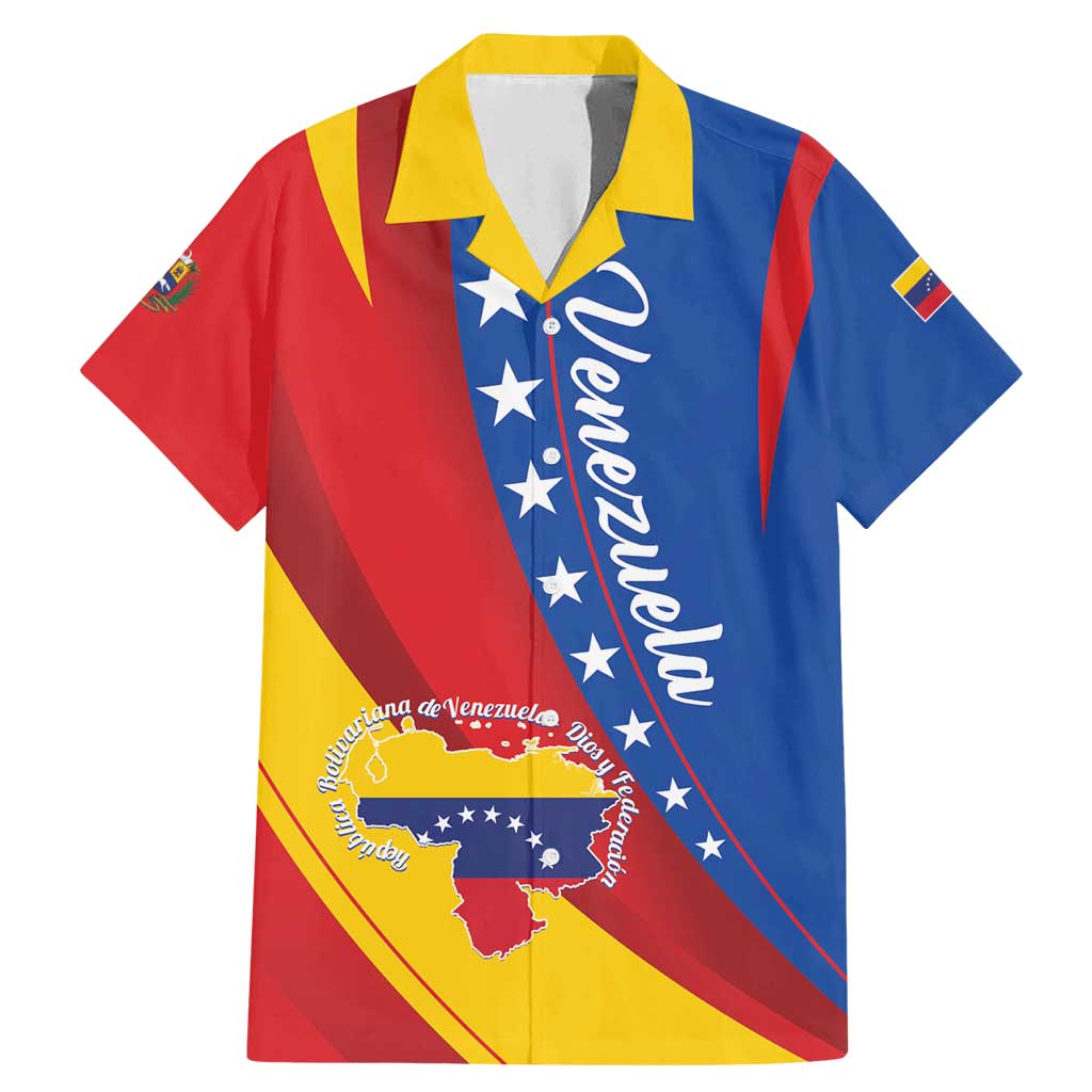 Personalized Venezuela Family Matching Mermaid Dress and Hawaiian Shirt Dios y Federacion Curve Star - Wonder Print Shop