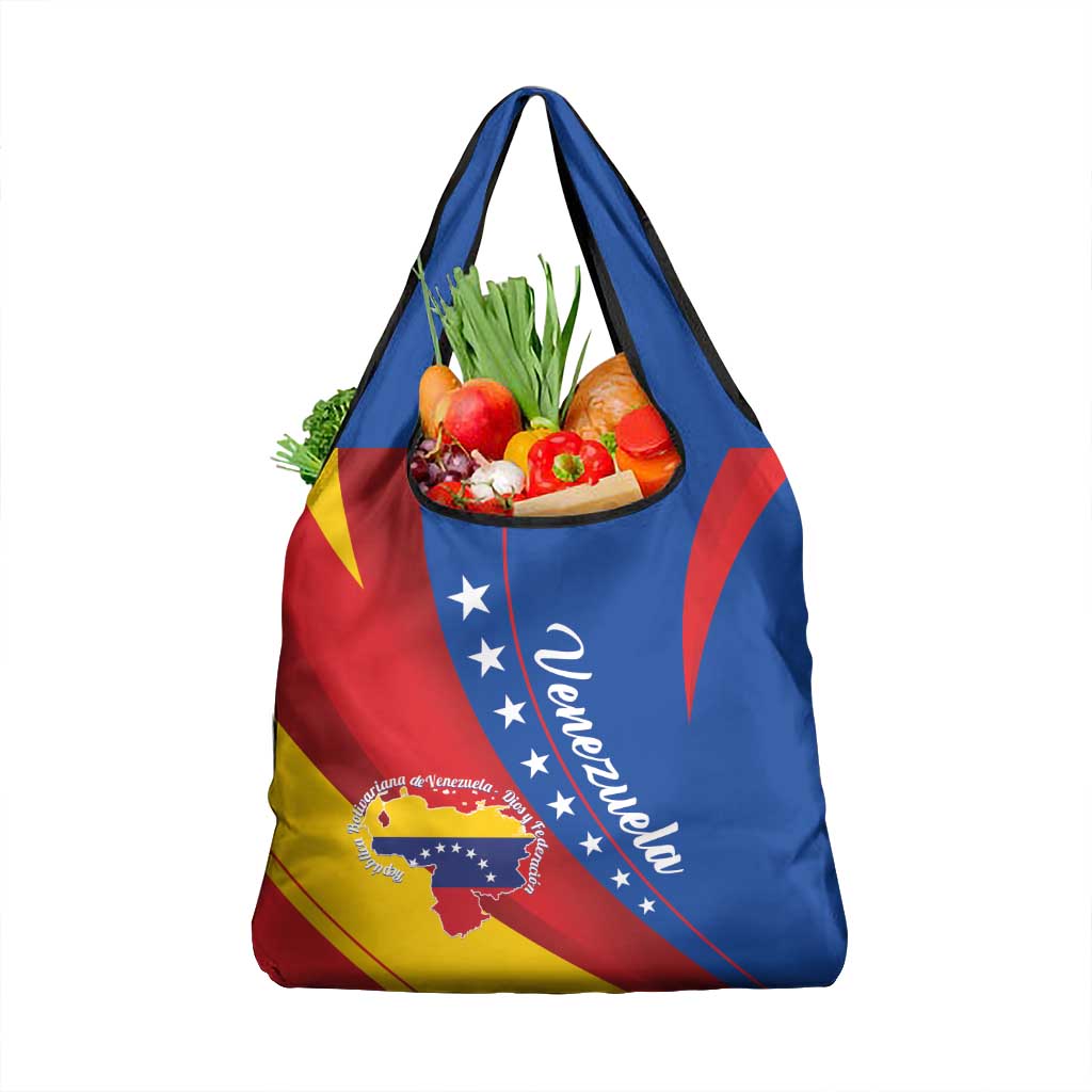 Venezuela Grocery Bag Dios y Federacion Curve Star