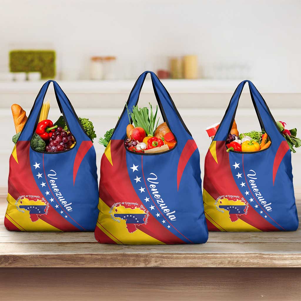 Venezuela Grocery Bag Dios y Federacion Curve Star