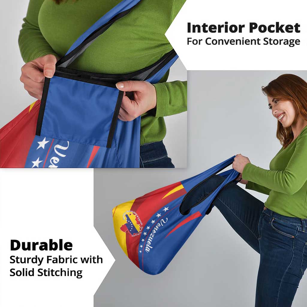 Venezuela Grocery Bag Dios y Federacion Curve Star