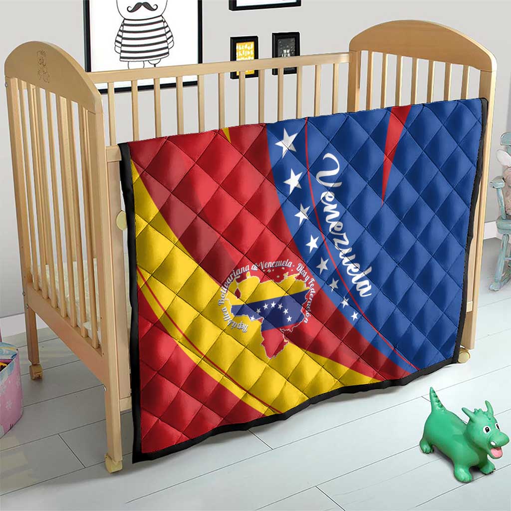 Venezuela Quilt Dios y Federacion Curve Star - Wonder Print Shop