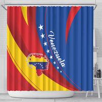 Venezuela Shower Curtain Dios y Federacion Curve Star