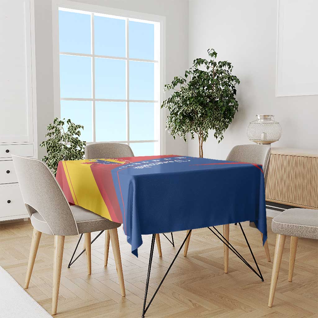 Venezuela Tablecloth Dios y Federacion Curve Star - Wonder Print Shop