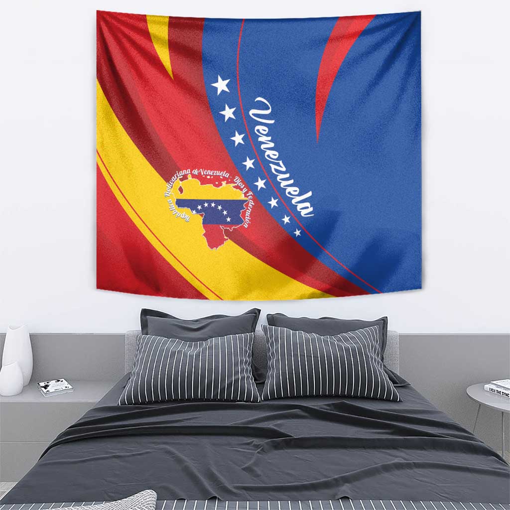 Venezuela Tapestry Dios y Federacion Curve Star - Wonder Print Shop