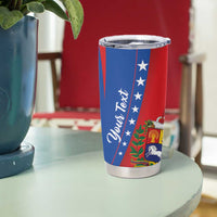 Personalized Venezuela Tumbler Cup Dios y Federacion Curve Star - Wonder Print Shop