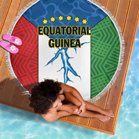 Equatorial Guinea Beach Blanket Unidad Paz Justicia - Wonder Print Shop