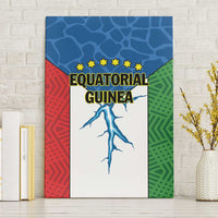 Equatorial Guinea Canvas Wall Art Unidad Paz Justicia - Wonder Print Shop