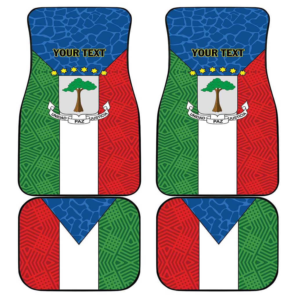 Equatorial Guinea Car Mats Unidad Paz Justicia - Wonder Print Shop