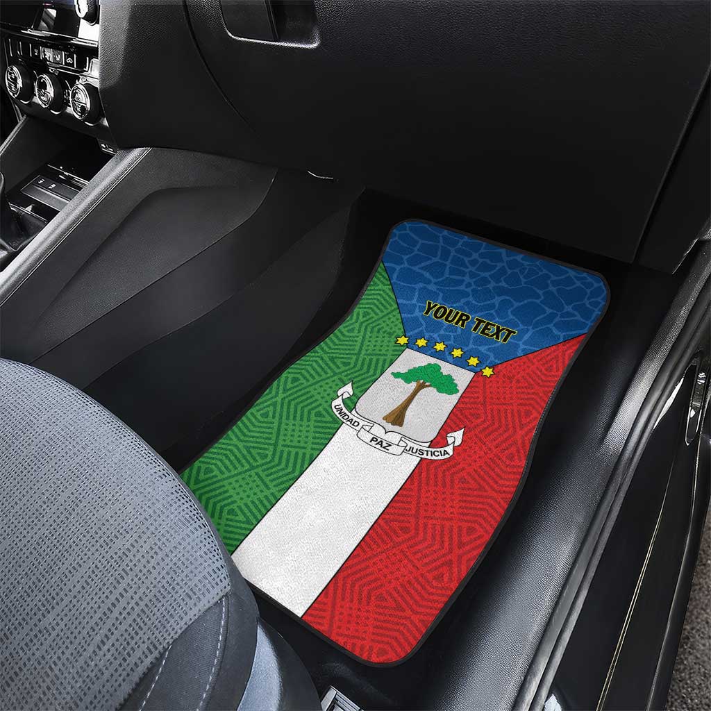 Equatorial Guinea Car Mats Unidad Paz Justicia - Wonder Print Shop