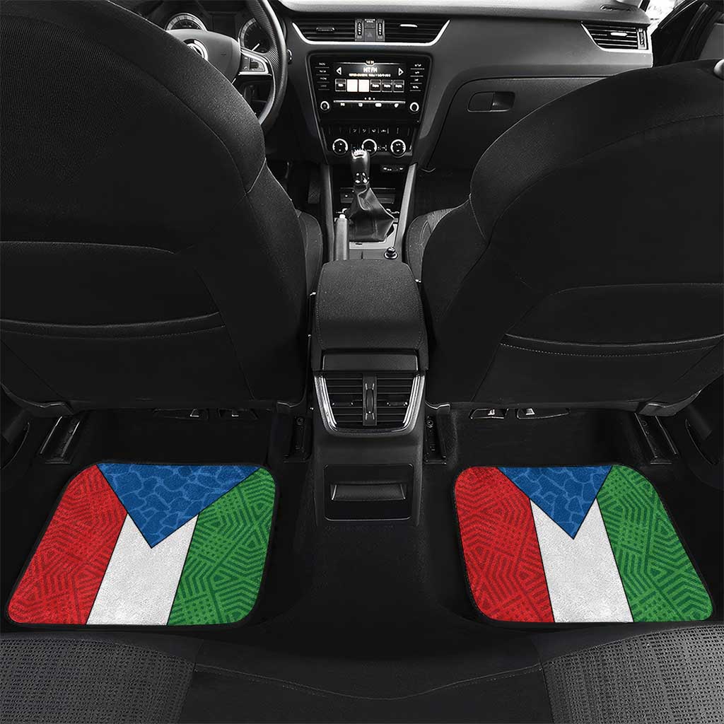Equatorial Guinea Car Mats Unidad Paz Justicia - Wonder Print Shop