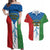 Personalized Equatorial Guinea Couples Matching Off Shoulder Maxi Dress and Hawaiian Shirt Unidad Paz Justicia - Wonder Print Shop