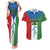 Personalized Equatorial Guinea Couples Matching Tank Maxi Dress and Hawaiian Shirt Unidad Paz Justicia - Wonder Print Shop