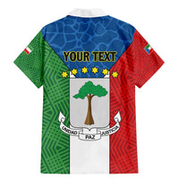 Personalized Equatorial Guinea Family Matching Mermaid Dress and Hawaiian Shirt Unidad Paz Justicia - Wonder Print Shop