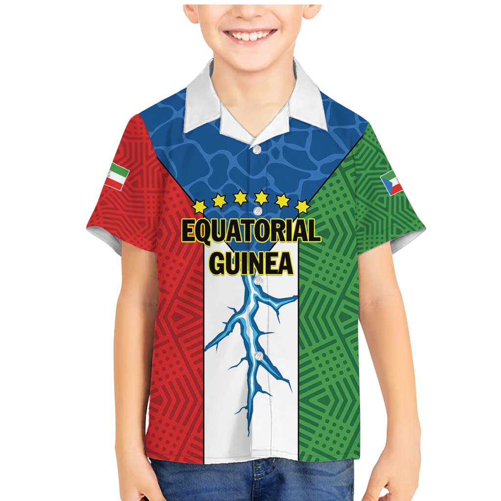 Personalized Equatorial Guinea Family Matching Mermaid Dress and Hawaiian Shirt Unidad Paz Justicia - Wonder Print Shop