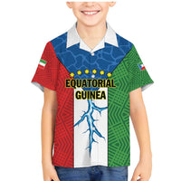Personalized Equatorial Guinea Family Matching Mermaid Dress and Hawaiian Shirt Unidad Paz Justicia - Wonder Print Shop