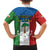 Personalized Equatorial Guinea Family Matching Puletasi and Hawaiian Shirt Unidad Paz Justicia - Wonder Print Shop