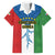 Personalized Equatorial Guinea Family Matching Puletasi and Hawaiian Shirt Unidad Paz Justicia - Wonder Print Shop