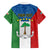 Personalized Equatorial Guinea Family Matching Puletasi and Hawaiian Shirt Unidad Paz Justicia - Wonder Print Shop
