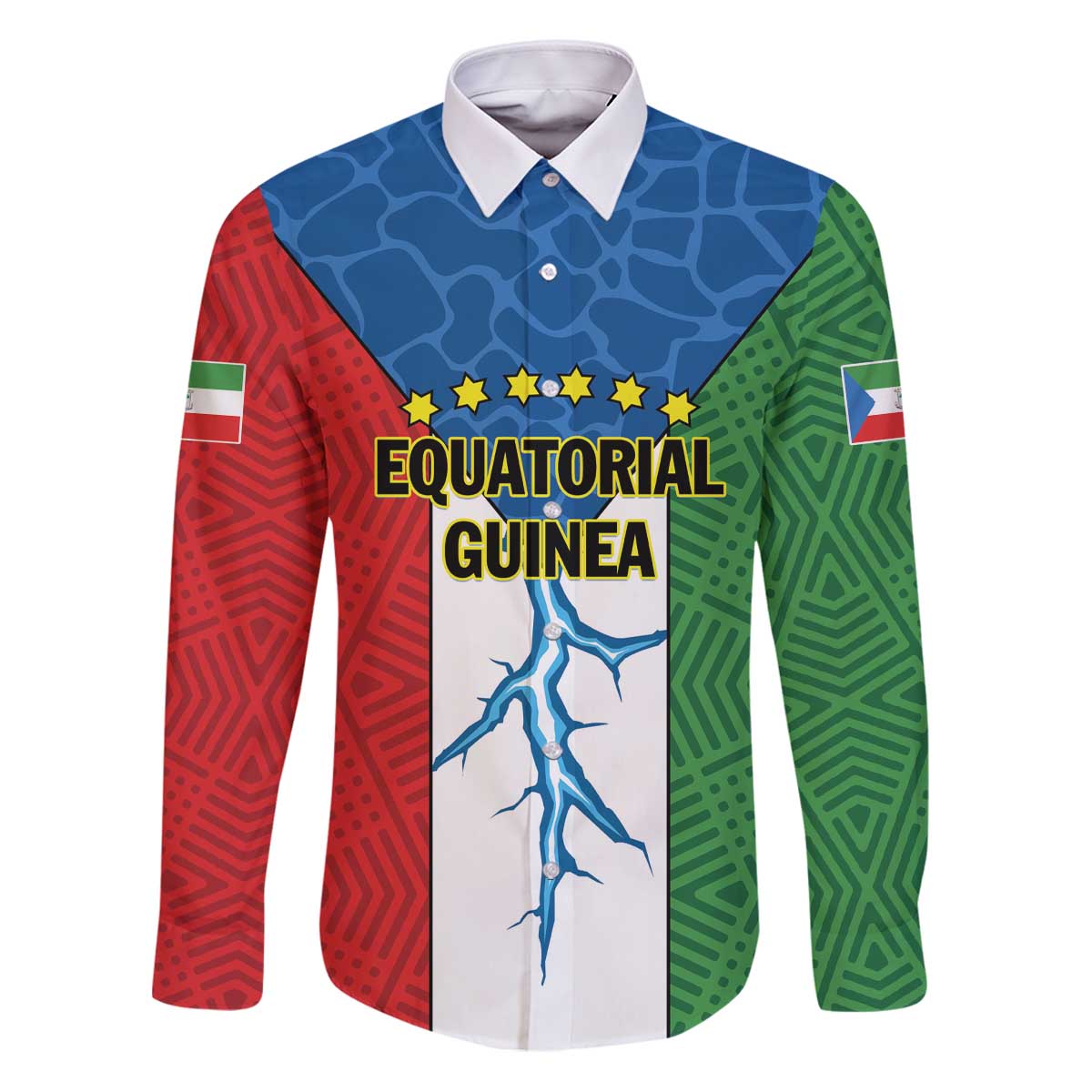 Personalized Equatorial Guinea Family Matching Puletasi and Hawaiian Shirt Unidad Paz Justicia - Wonder Print Shop