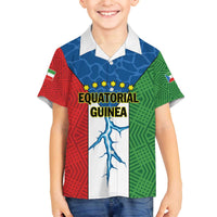 Personalized Equatorial Guinea Family Matching Puletasi and Hawaiian Shirt Unidad Paz Justicia - Wonder Print Shop