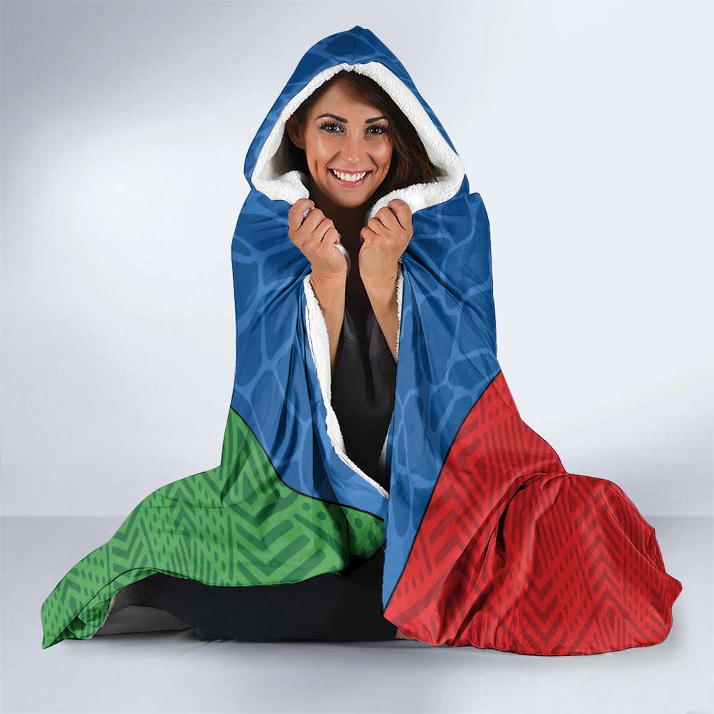 Equatorial Guinea Hooded Blanket Unidad Paz Justicia