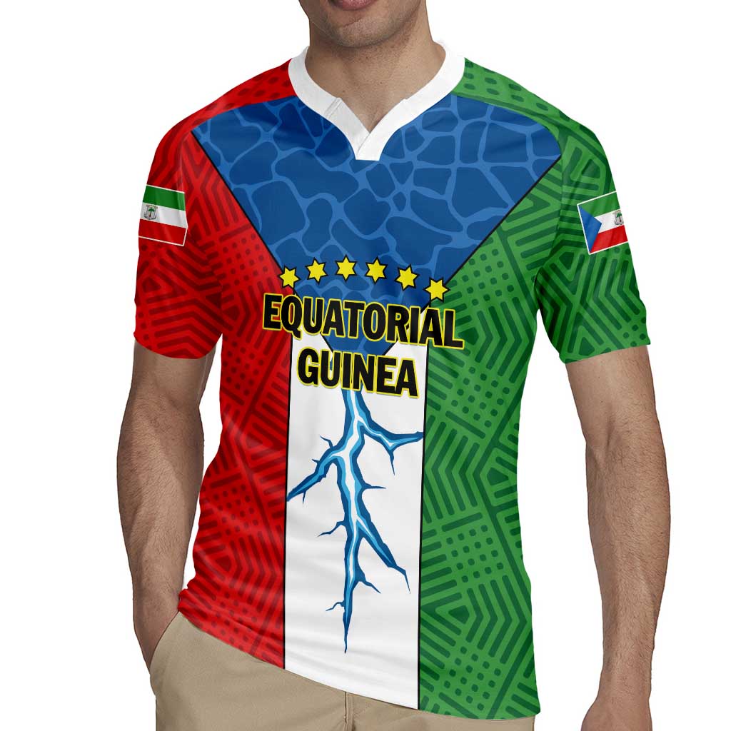 Personalized Equatorial Guinea Rugby Jersey Unidad Paz Justicia - Wonder Print Shop