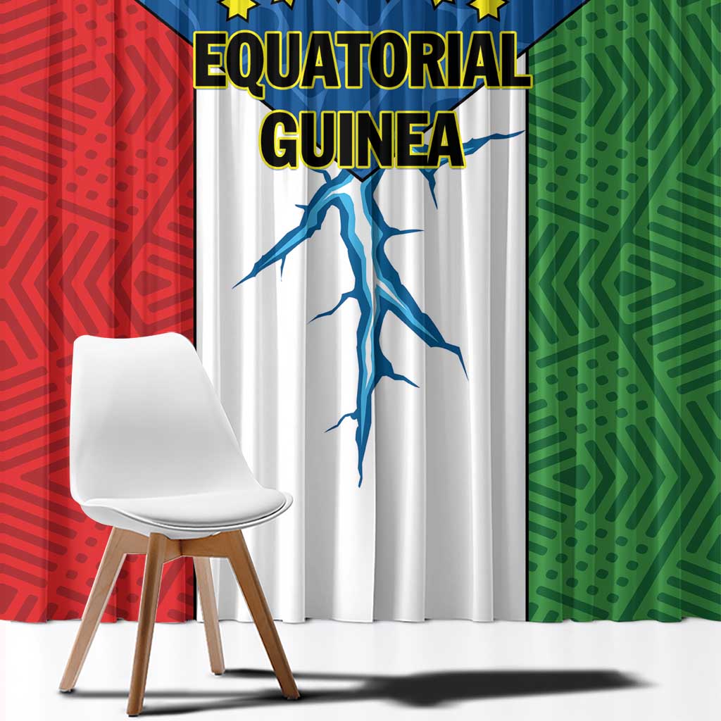 Equatorial Guinea Window Curtain Unidad Paz Justicia - Wonder Print Shop