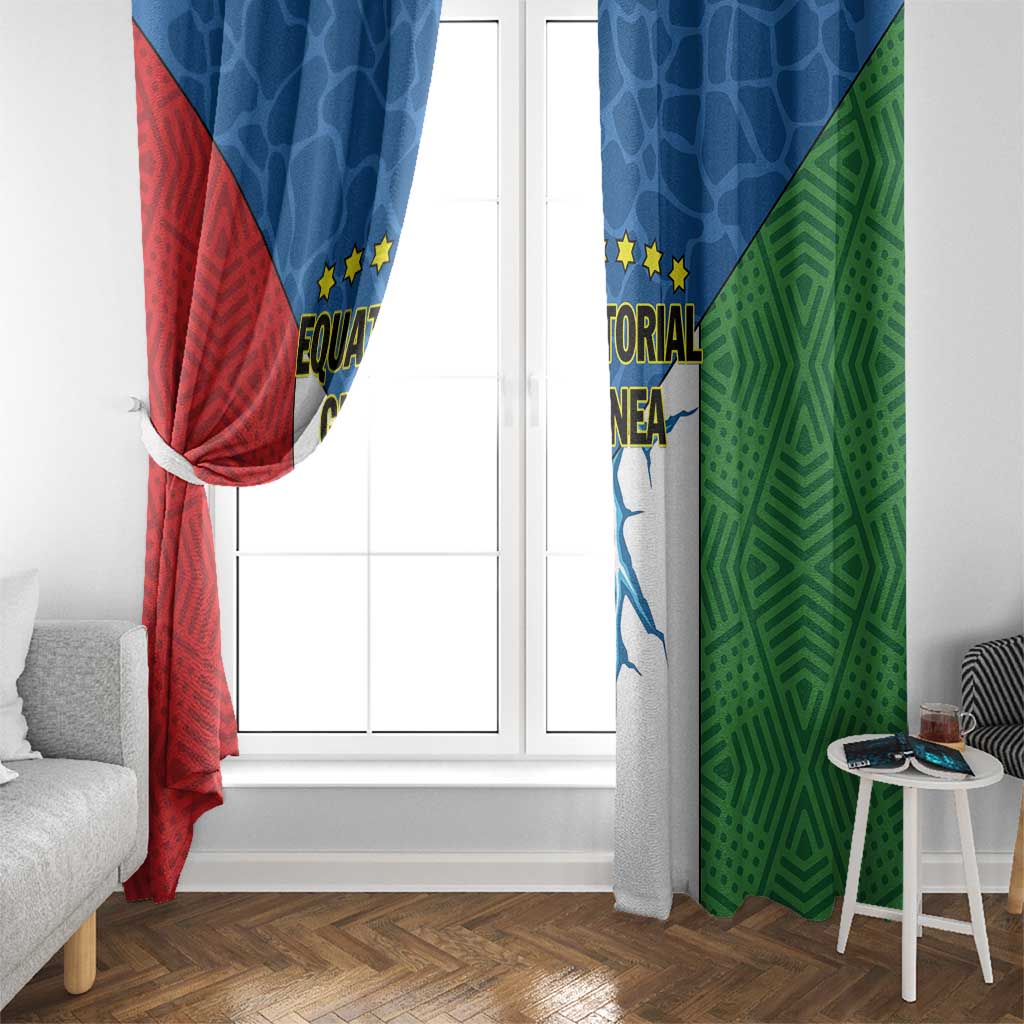 Equatorial Guinea Window Curtain Unidad Paz Justicia - Wonder Print Shop