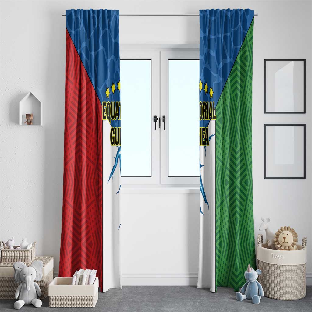 Equatorial Guinea Window Curtain Unidad Paz Justicia - Wonder Print Shop
