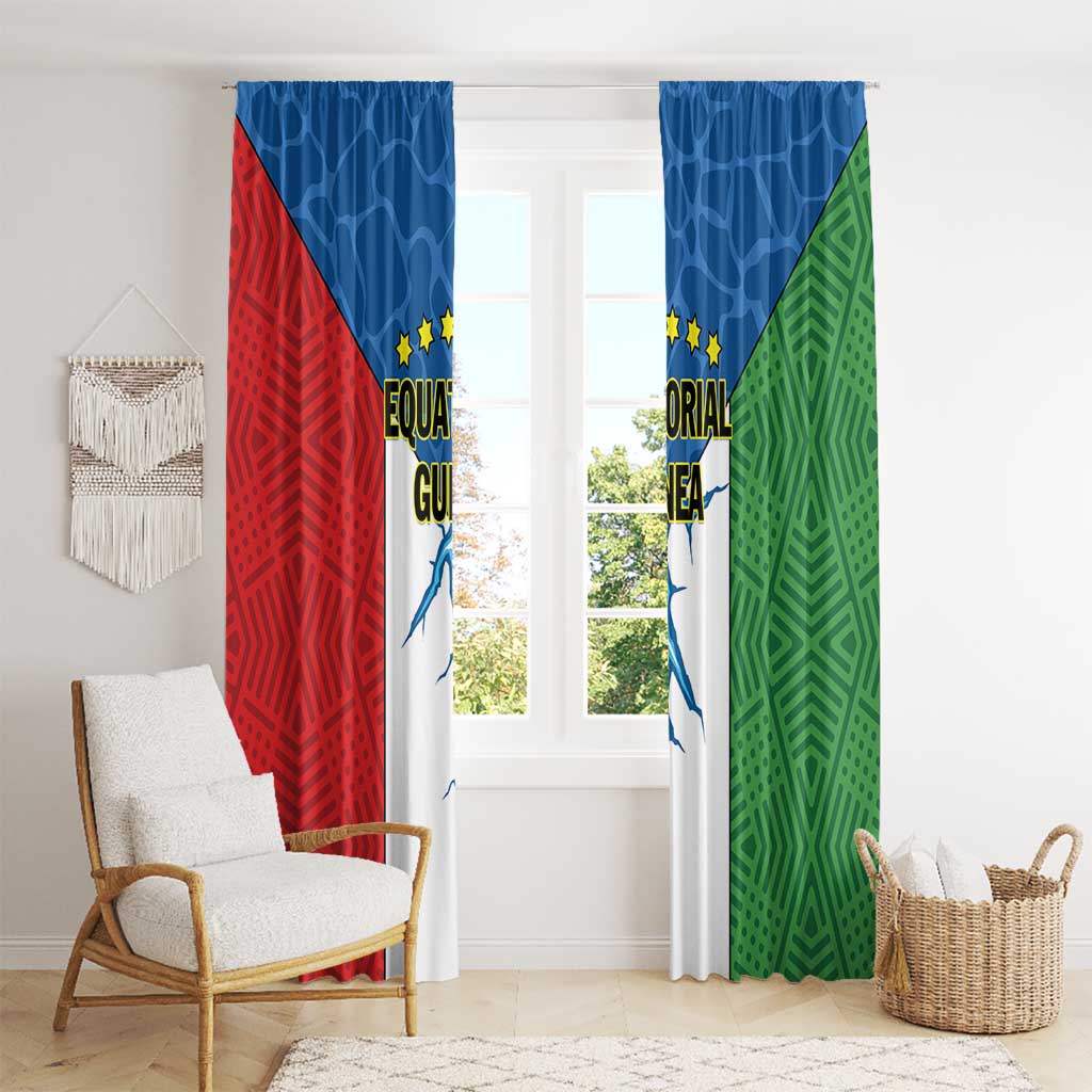 Equatorial Guinea Window Curtain Unidad Paz Justicia - Wonder Print Shop