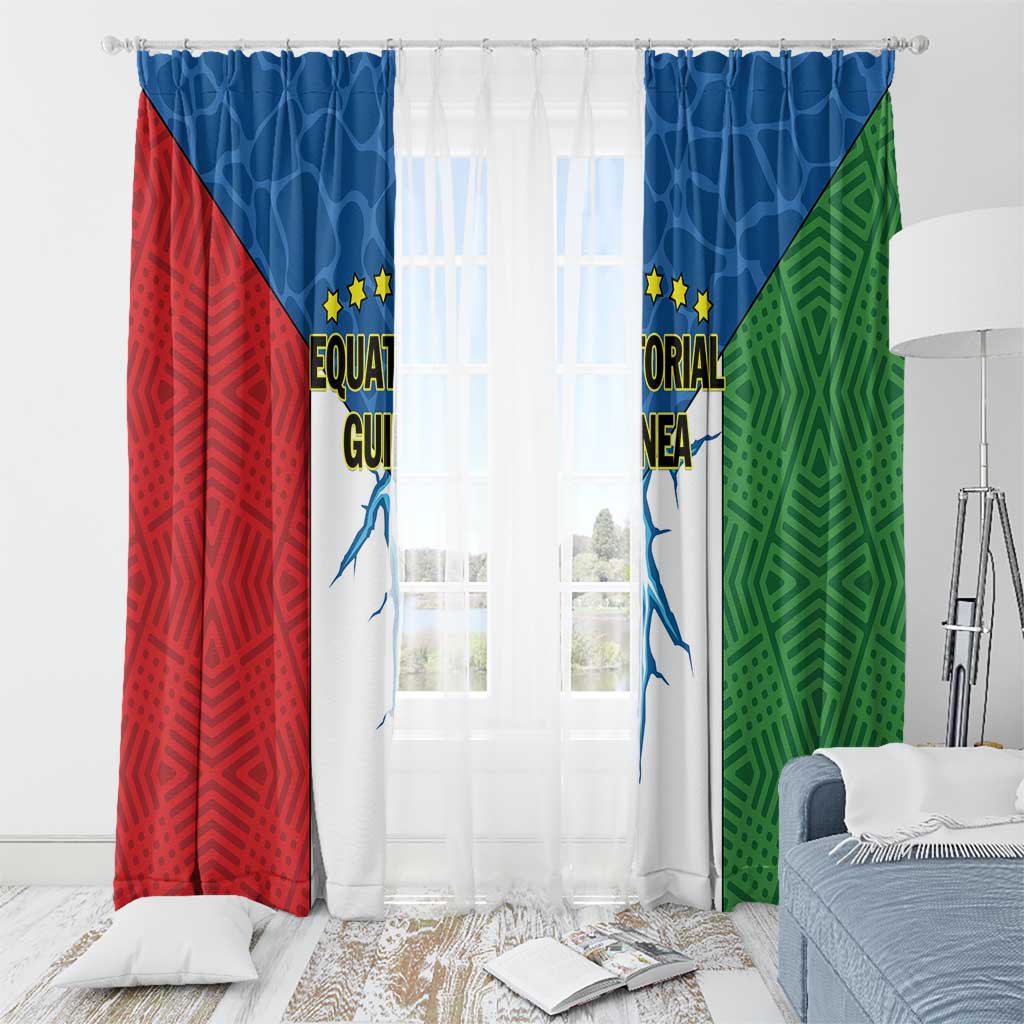 Equatorial Guinea Window Curtain Unidad Paz Justicia - Wonder Print Shop