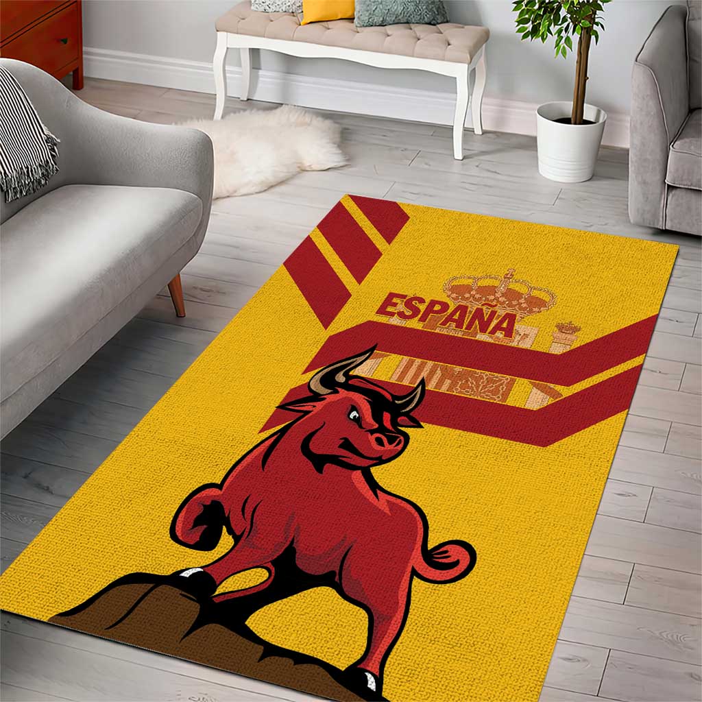 Spain Area Rug Spanish Fighting Bull - Wonder Print Shop