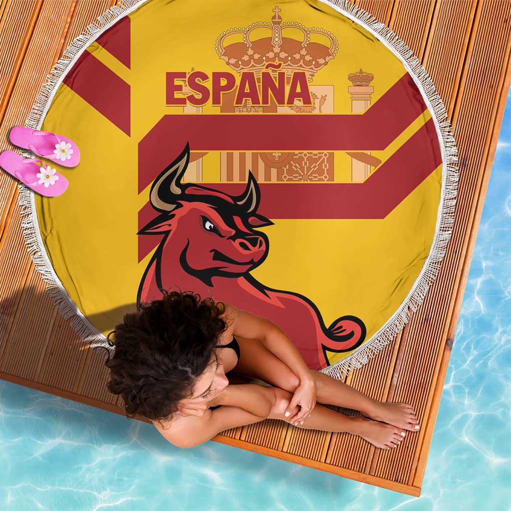 Spain Beach Blanket Spanish Fighting Bull - Wonder Print Shop