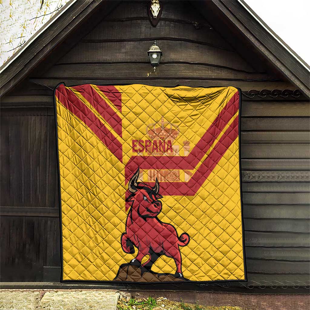 Spain Quilt Spanish Fighting Bull - Wonder Print Shop