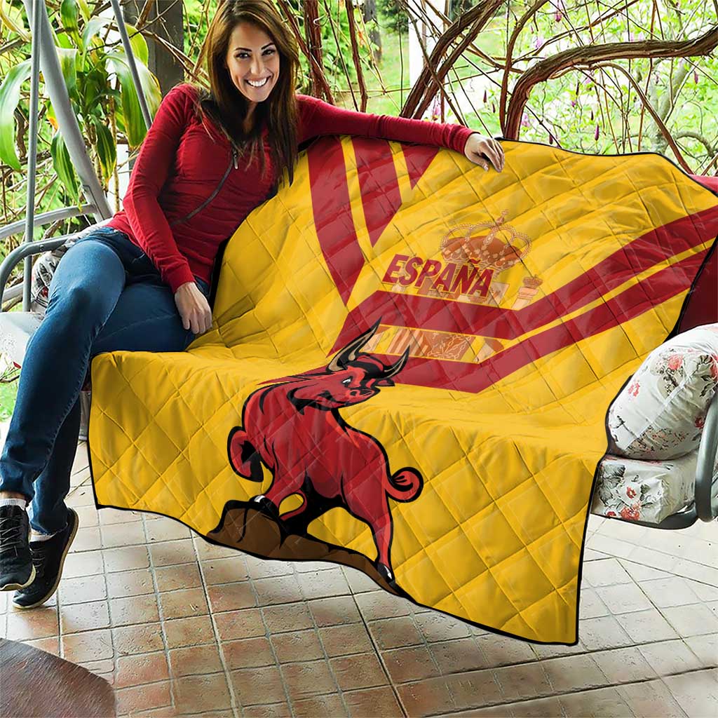 Spain Quilt Spanish Fighting Bull - Wonder Print Shop