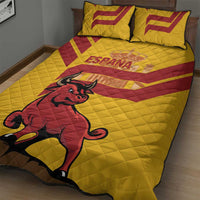 Spain Quilt Bed Set Spanish Fighting Bull - Wonder Print Shop