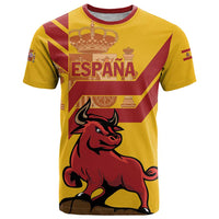 Personalized Spain T Shirt Spanish Fighting Bull - Wonder Print Shop