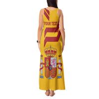 Personalized Spain Tank Maxi Dress Spanish Fighting Bull - Wonder Print Shop