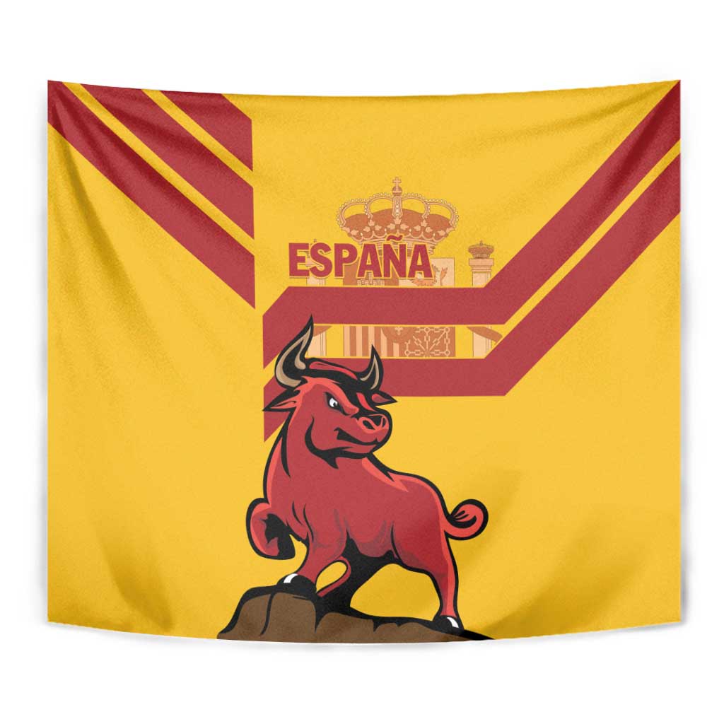 Spain Tapestry Spanish Fighting Bull - Wonder Print Shop